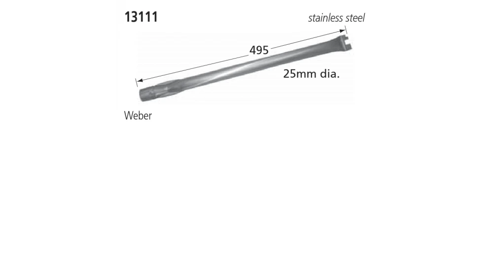 13111 BBQ Burner - Weber 3 13111 BBQ Burner - Weber