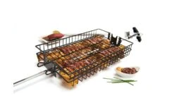 Grill Pro Deluxe Non-Stick Flat Spit Basket -Barbecue Store 24785203 1000x563 1