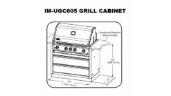 Napoleon Oasis 200 - LEX605 - Island Gas BBQ -Barbecue Store 60520grill20cabinet 1000x563 1