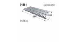 94881 BBQ Heat Plate - Sterling/Broil King