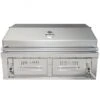 Sunstone 42" Gas Hybrid Dual Zone Built In BBQ -Barbecue Store EMCHDZ42 1000x563 1