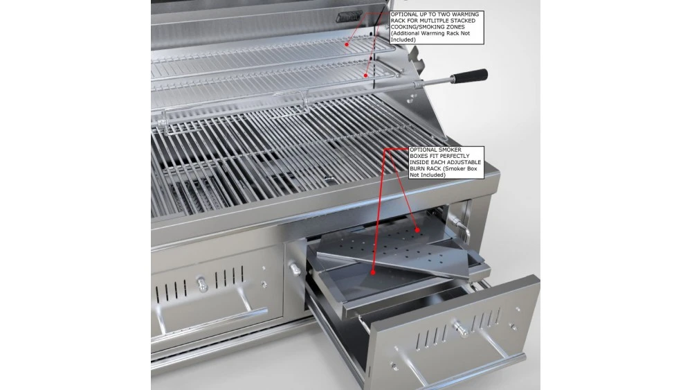 Sunstone 42" Gas Hybrid Dual Zone Built In BBQ 6 Sunstone 42" Gas Hybrid Dual Zone Built In BBQ - Image 4