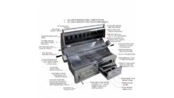 Sunstone 42" Gas Hybrid Dual Zone Built In BBQ 15 Sunstone 42" Gas Hybrid Dual Zone Built In BBQ -Barbecue Store EMCHDZ42 9 1000x563 1