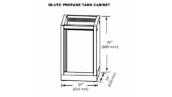 Napoleon Oasis 400 - PRO825 - Island Gas BBQ - Free Rotisserie 25 Napoleon Oasis 400 - PRO825 - Island Gas BBQ - Free Rotisserie -Barbecue Store IM UTC20PROPANE20TANK20CABINET 1000x563 1