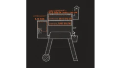Traeger - Pro 22 Pellet BBQ - Free Cover & Folding Front Shelf -Barbecue Store Interior20Dimensions 1000x563 2