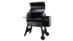 Traeger - Ironwood D2 885 Pellet BBQ - Free Cover And Front Folding Shelf -Barbecue Store Ironwood 885 Lid Open 1000x563 1