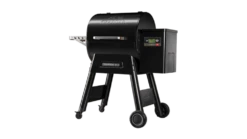 Traeger - Ironwood D2 650 Pellet BBQ - Free Cover And Front Folding Shelf -Barbecue Store Ironwood 650 Hero Angled 1000x563 1