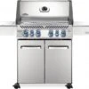 Napoleon Prestige P500RSIBPSS-3 Gas BBQ - Free Rotisserie And Cover -Barbecue Store P500 Front Lights on 1000x563 2