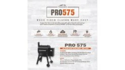 Traeger - Pro D2 575 Pellet BBQ - Free Cover & Folding Front Shelf 13 Traeger - Pro D2 575 Pellet BBQ - Free Cover & Folding Front Shelf -Barbecue Store Pro575 capture 1000x563 1