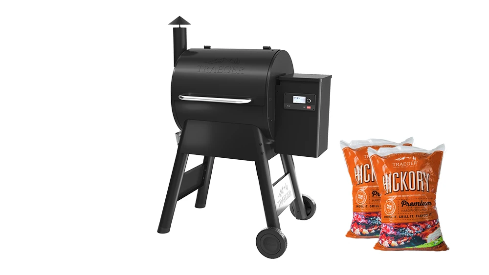 Traeger - Pro D2 575 Pellet BBQ - Free Cover & Folding Front Shelf 3 Traeger - Pro D2 575 Pellet BBQ - Free Cover & Folding Front Shelf