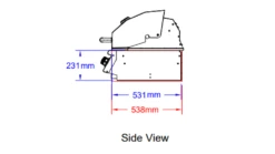 Bull Angus Built In LPG Gas BBQ -Barbecue Store bull angus side view 1000x563 1