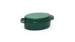 Big Green Egg Enamelled Cast Iron Dutch Oven 5.2L -Barbecue Store enameled dutch oven oval closed 1000x563 1