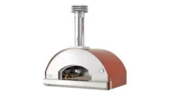 Barbecue Store 26 Fontana - Mangiafuoco Built In Wood Pizza Oven - Rosso