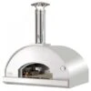 Fontana - Mangiafuoco Built In Wood Pizza Oven - Stainless Steel -Barbecue Store mangiafuoco20built20in20wood20stainless20steel 1000x563 1