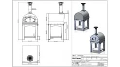 Fontana - Margherita Gas Pizza Oven With Trolley - Stainless Steel -Barbecue Store margherita20trolley20in20stainless20steel201 1000x563 1