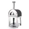 Fontana - Margherita Wood Pizza Oven With Trolley - Anthracite 2 Fontana - Margherita Wood Pizza Oven With Trolley - Anthracite -Barbecue Store margherita20trolley20wood20anthracite202 1000x563 1