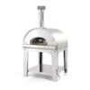 Fontana - Marinara Wood Pizza Oven With Trolley - Stainless Steel -Barbecue Store marinara20trolley20wood20SS 1000x563 1