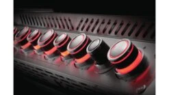 Napoleon Prestige BIPRO825RBIPSS-3-GB-3 Built In Gas BBQ - Free Rotisserie And Cover -Barbecue Store pro 665 lights red 1000x563 4